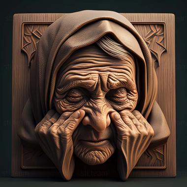 3D model Granny game (STL)